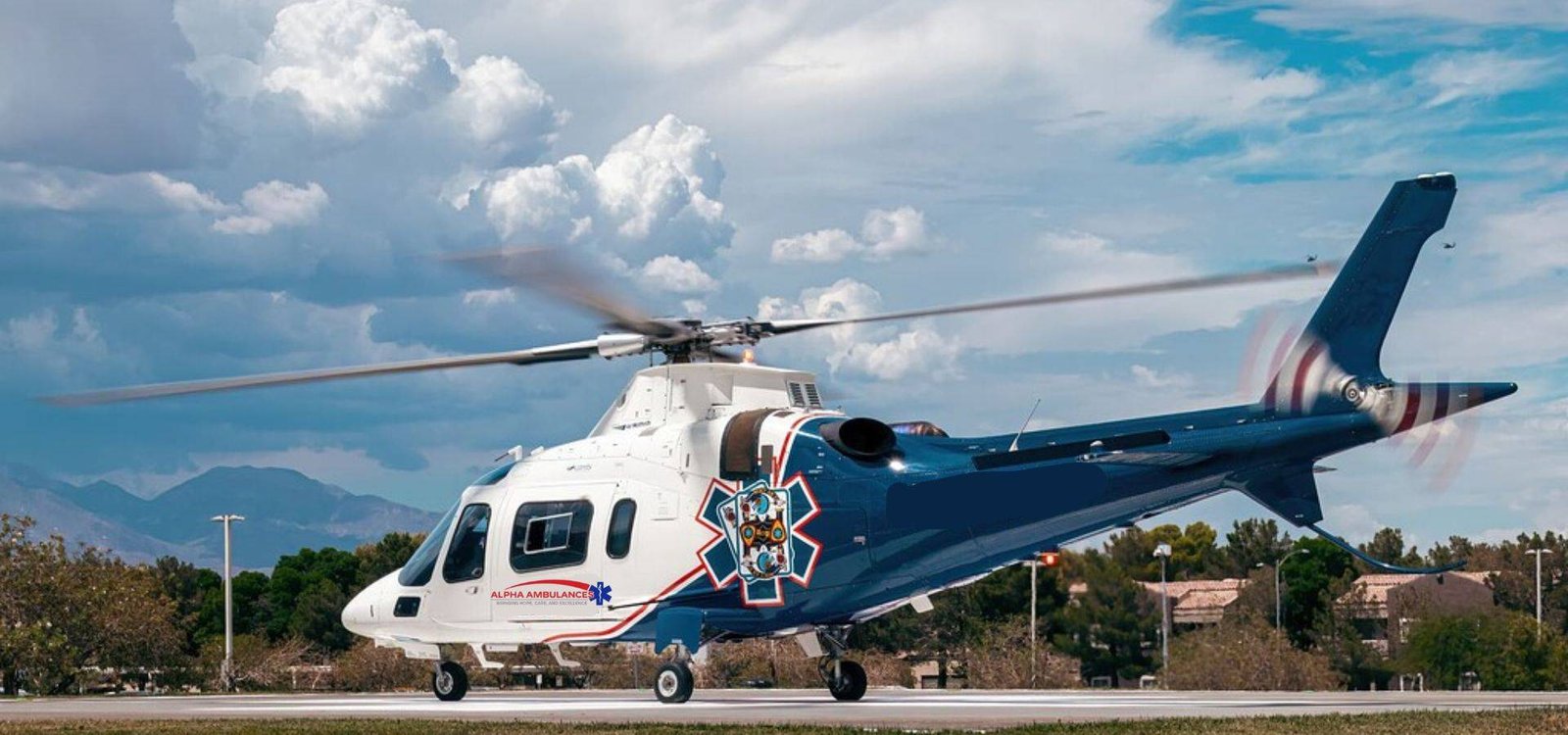 Helicopter ambulance